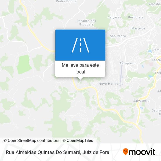 Rua Almeidas Quintas Do Sumaré mapa