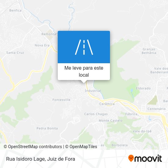 Rua Isidoro Lage mapa