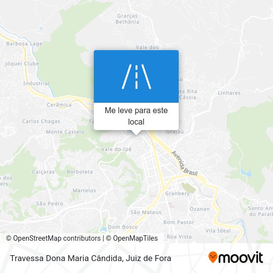 Travessa Dona Maria Cândida mapa