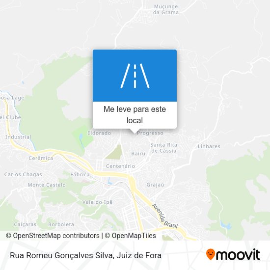 Rua Romeu Gonçalves Silva mapa