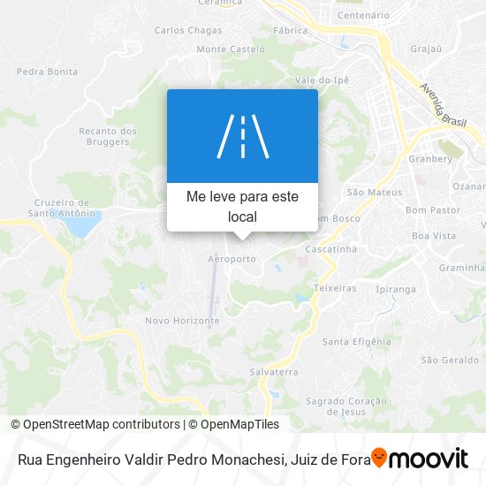 Rua Engenheiro Valdir Pedro Monachesi mapa