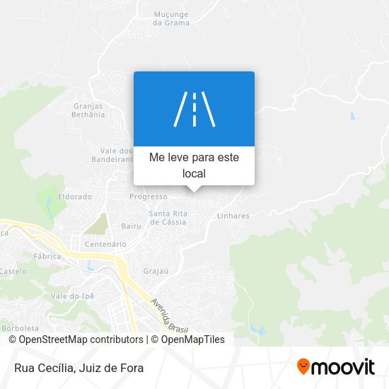 Rua Cecília mapa