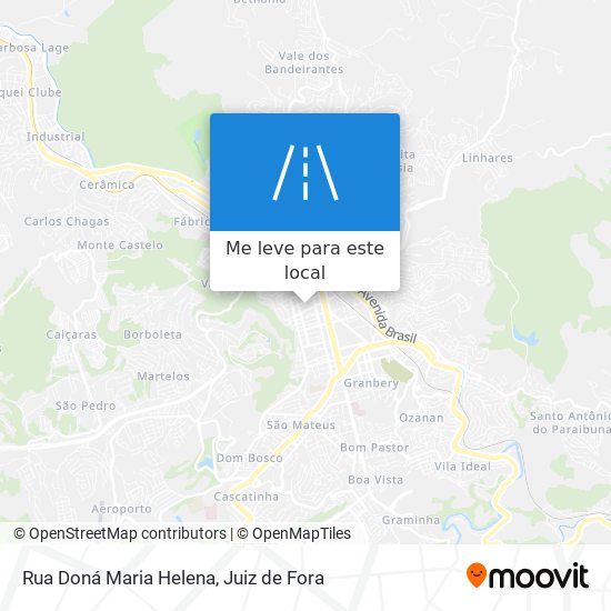 Rua Doná Maria Helena mapa