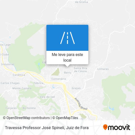 Travessa Professor José Spineli mapa