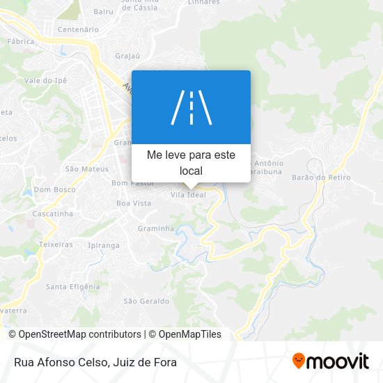 Rua Afonso Celso mapa