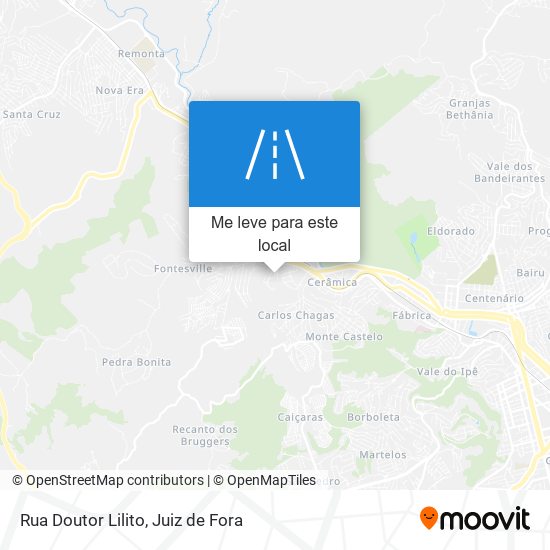 Rua Doutor Lilito mapa