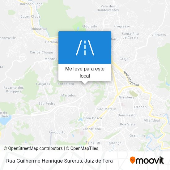 Rua Guilherme Henrique Surerus mapa