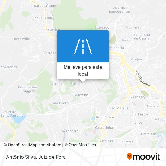 Antônio Silva mapa