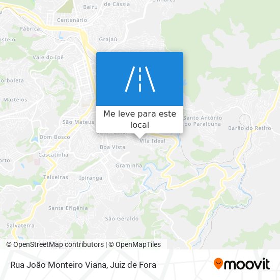 Rua João Monteiro Viana mapa