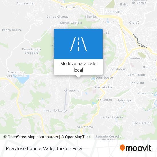 Rua José Loures Valle mapa