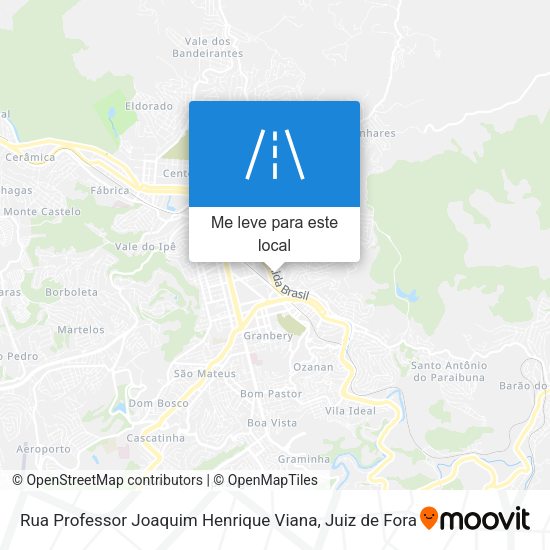 Rua Professor Joaquim Henrique Viana mapa