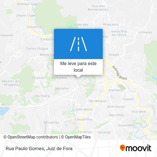 Rua Paulo Gomes mapa