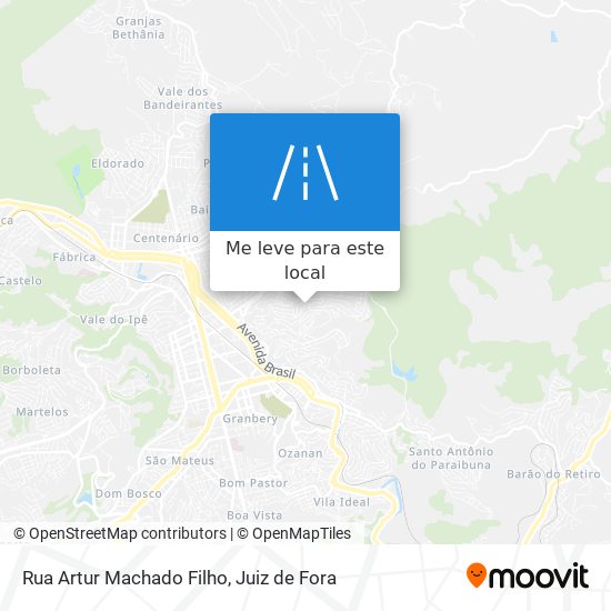 Rua Artur Machado Filho mapa