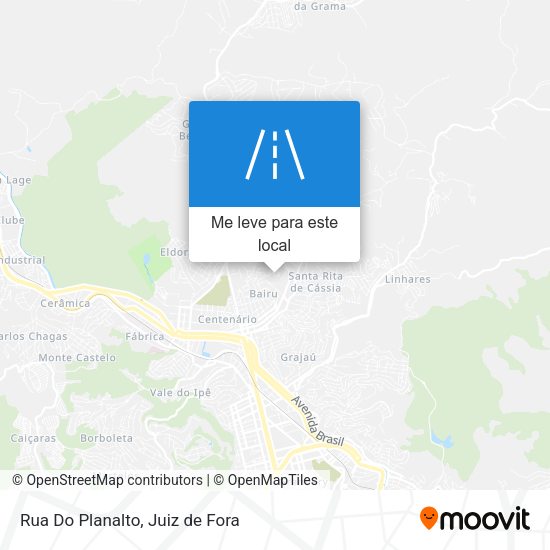 Rua Do Planalto mapa