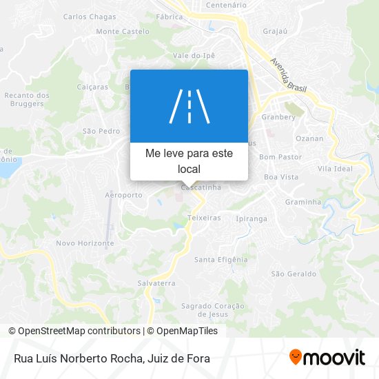 Rua Luís Norberto Rocha mapa