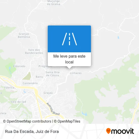 Rua Da Escada mapa