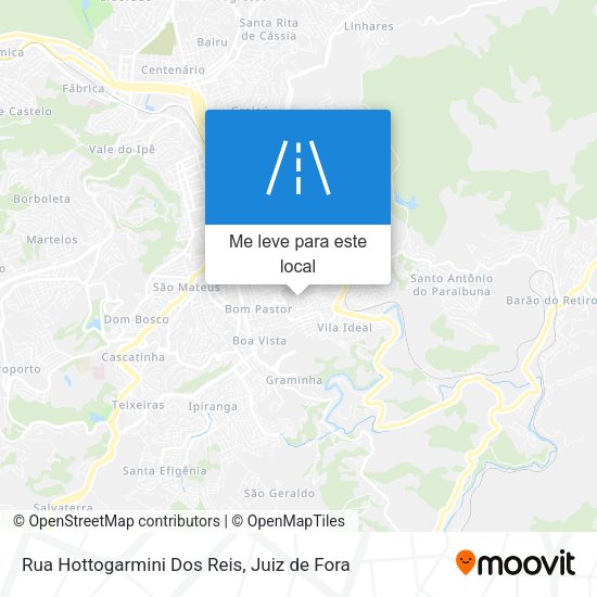 Rua Hottogarmini Dos Reis mapa