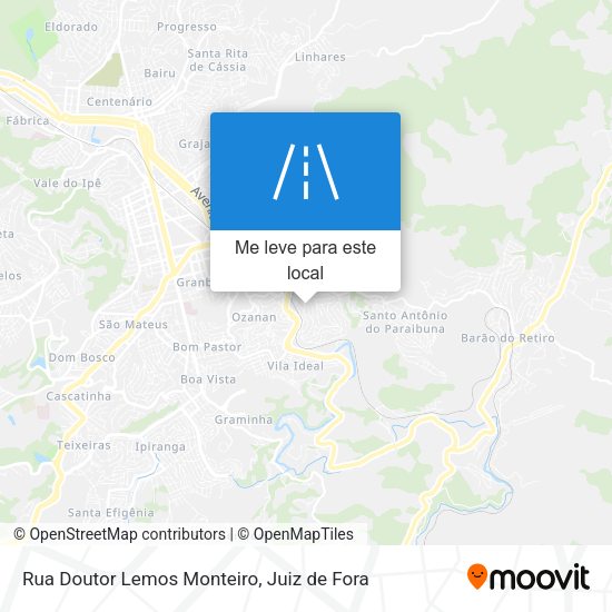 Rua Doutor Lemos Monteiro mapa