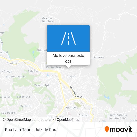 Rua Ivan Tabet mapa