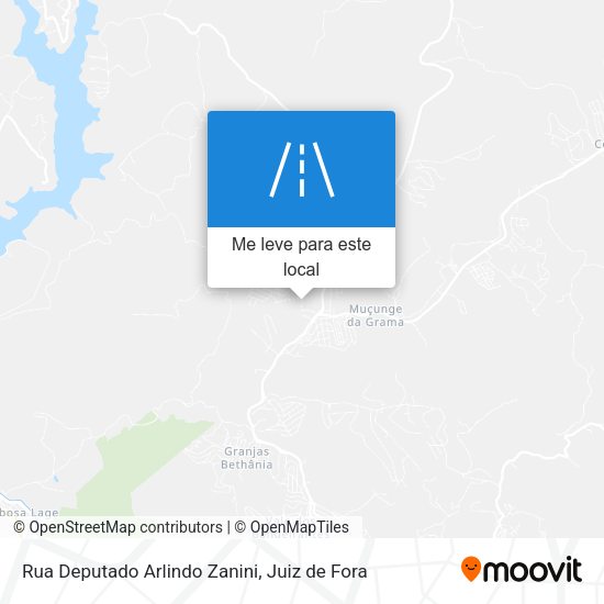 Rua Deputado Arlindo Zanini mapa