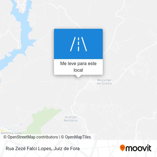 Rua Zezé Falci Lopes mapa