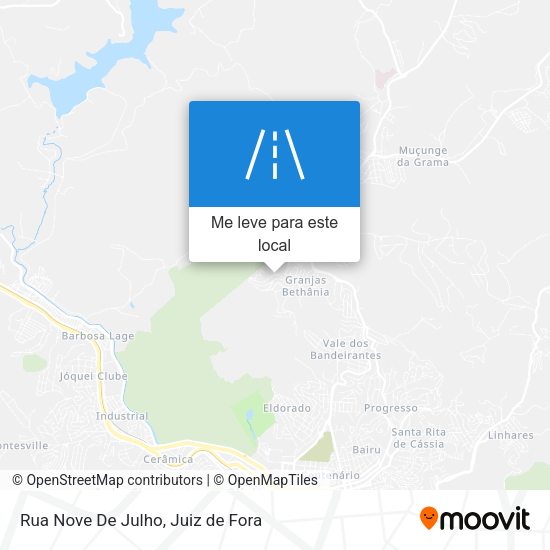 Rua Nove De Julho mapa