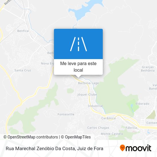 Rua Marechal Zenóbio Da Costa mapa