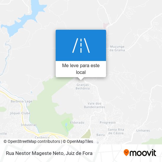 Rua Nestor Mageste Neto mapa