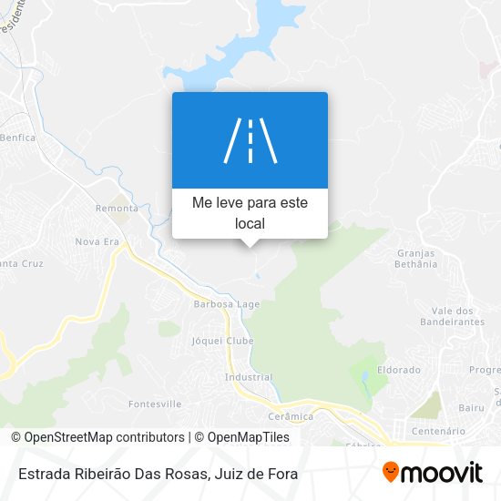 Estrada Ribeirão Das Rosas mapa