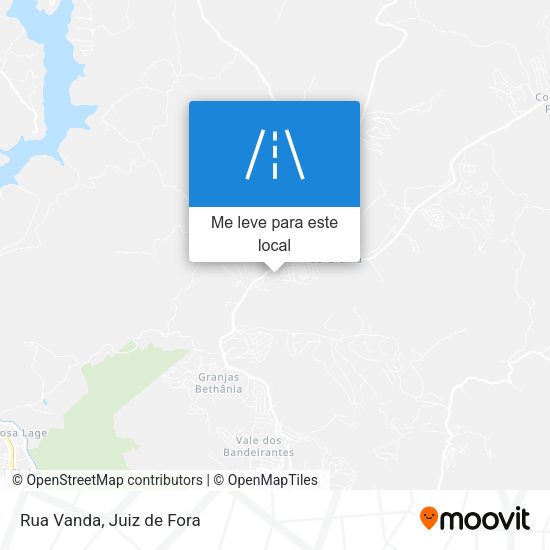 Rua Vanda mapa