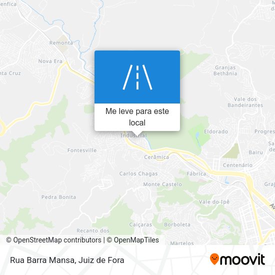 Rua Barra Mansa mapa