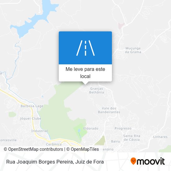 Rua Joaquim Borges Pereira mapa