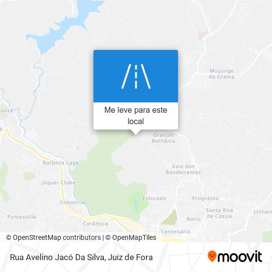 Rua Avelino Jacó Da Silva mapa