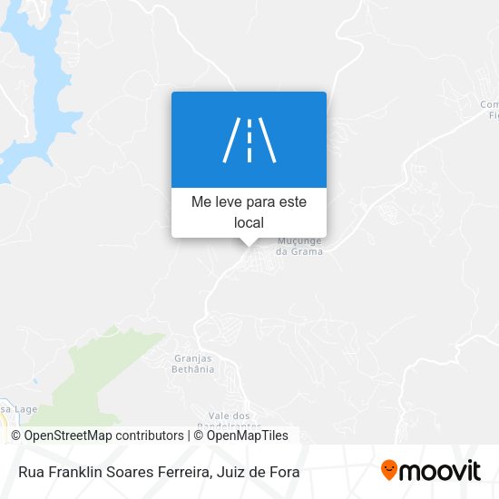 Rua Franklin Soares Ferreira mapa