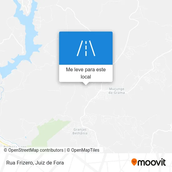 Rua Frizero mapa