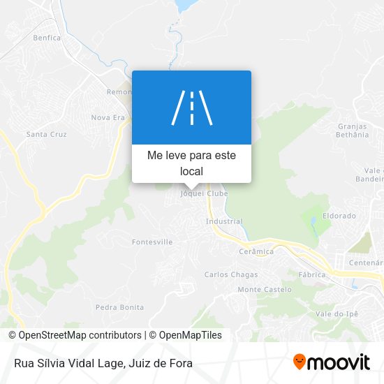 Rua Sílvia Vidal Lage mapa