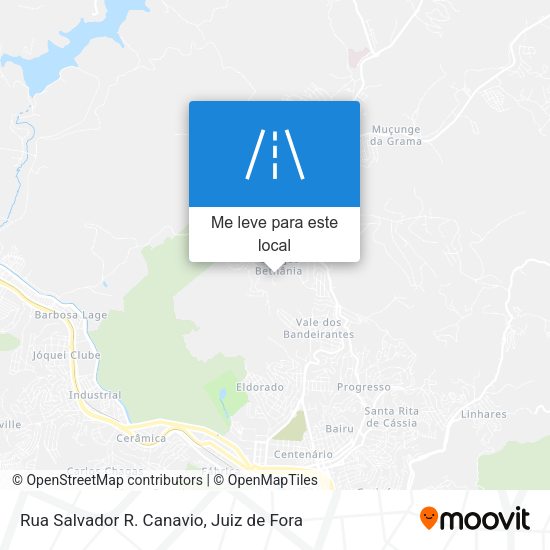 Rua Salvador R. Canavio mapa