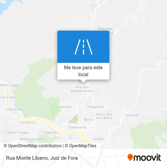 Rua Monte Libano mapa