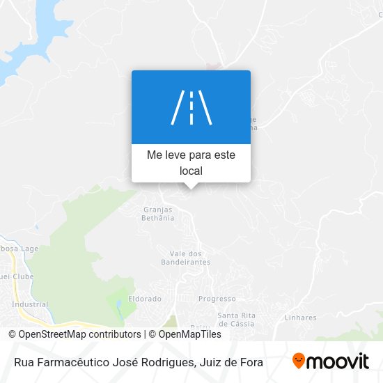Rua Farmacêutico José Rodrigues mapa