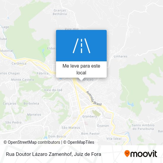 Rua Doutor Lázaro Zamenhof mapa