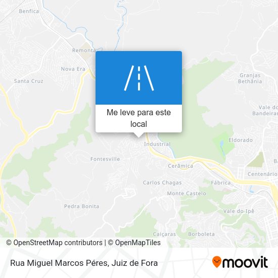 Rua Miguel Marcos Péres mapa