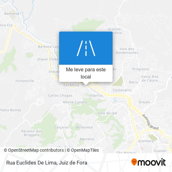 Rua Euclides De Lima mapa