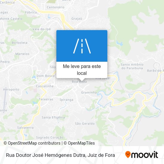 Rua Doutor José Hemógenes Dutra mapa