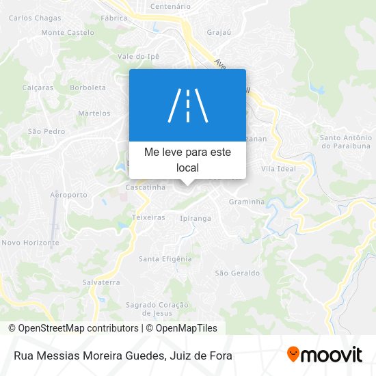 Rua Messias Moreira Guedes mapa