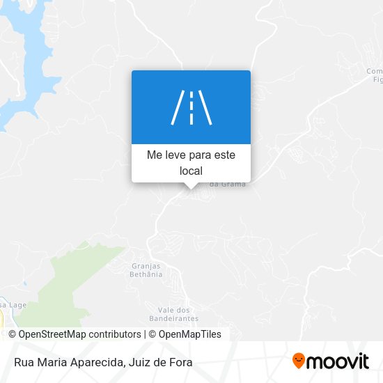 Rua Maria Aparecida mapa