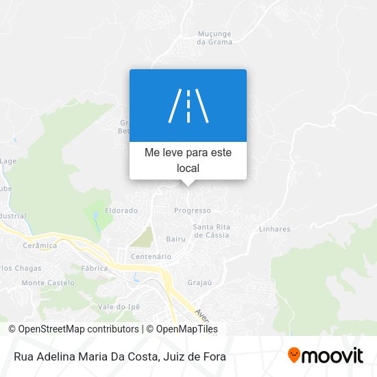 Rua Adelina Maria Da Costa mapa