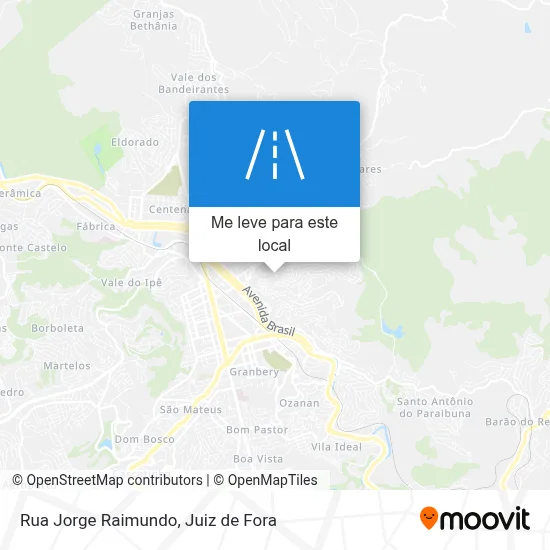 Rua Jorge Raimundo mapa