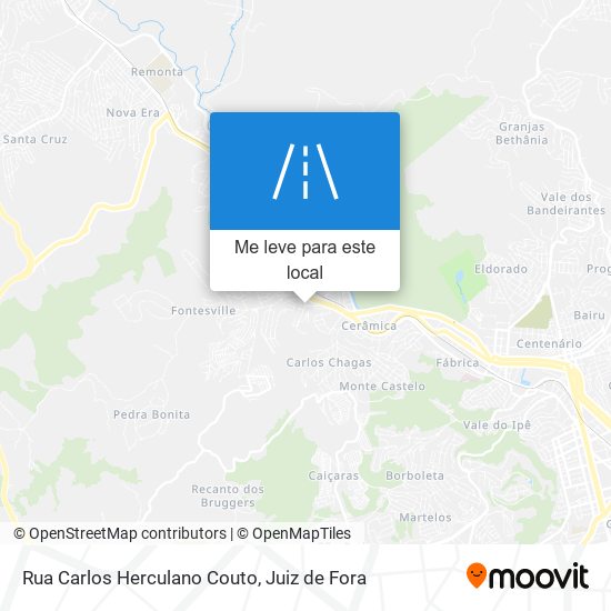 Rua Carlos Herculano Couto mapa