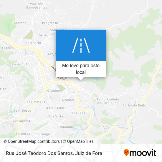 Rua José Teodoro Dos Santos mapa