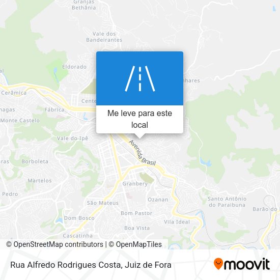 Rua Alfredo Rodrigues Costa mapa